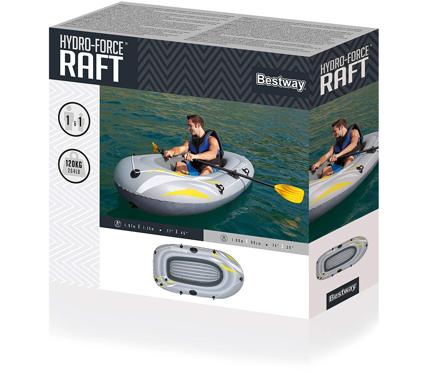 Bestway лодка Hydro-Force RX-3000 186х100см ⋙ MAS-61103 • Топ Цена ...