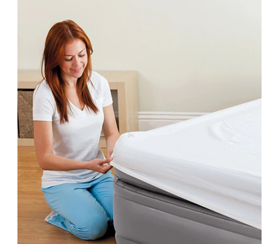Intex Надуваем матрак Queen Prime Comfort Elevated 152х203х51см
