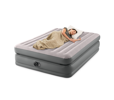 Intex Надуваем матрак Queen Prime Comfort Elevated 152х203х51см