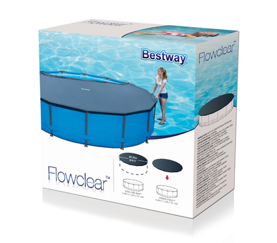 Bestway покривало за кръгъл басейн Steell Pro и Power Steel тъмно 549см