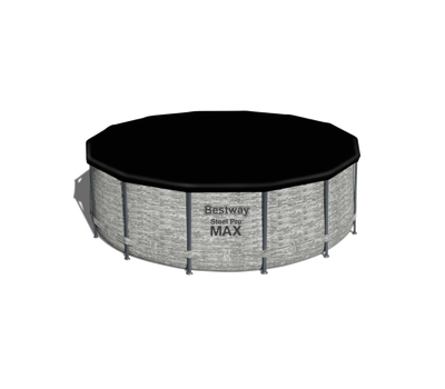 Bestway Сглобяем басейн с тръбна конструкция Steel Pro Max кръгъл Ø488х122см