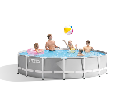 Intex Басейн с тръбна конструкция Prism Frame ™ Premium кръгъл Ø427х107см
