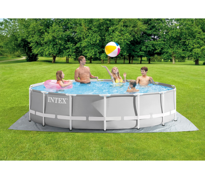 Intex Басейн с тръбна конструкция Prism Frame ™ Premium кръгъл Ø427х107см