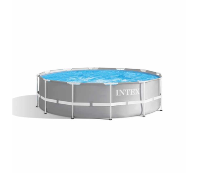Intex Сглобяем басейн с тръбна конструкция Prism Frame кръгъл Ø366х99см