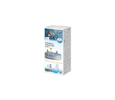 Intex Сглобяем басейн с тръбна конструкция Prism Frame кръгъл Ø366х99см