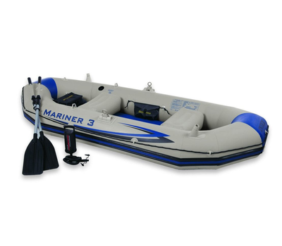 Intex Надуваема триместна лодка Mariner 3 297х127х46см