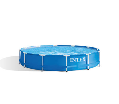 Intex Басейн с тръбна конструкция Metal Frame кръгъл Ø366х76см