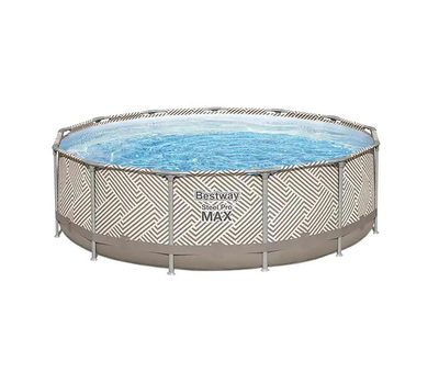 Bestway Сглобяем басейн с тръбна конструкция Steel Pro MAX кръгъл Ø396х107см