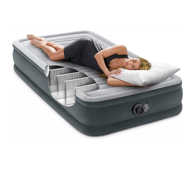 Intex Надуваем матрак Dura-Beam Comfort Twin 99х191х33см