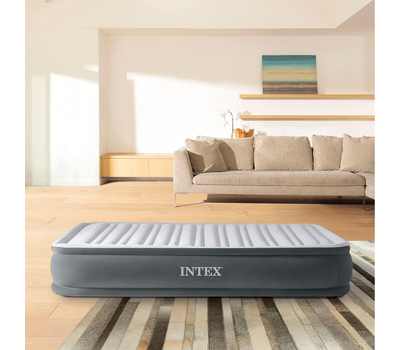 Intex Надуваем матрак Dura-Beam Comfort Twin 99х191х33см