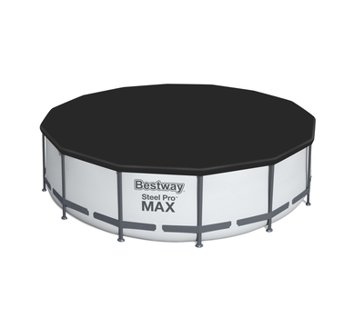 Bestway Сглобяем басейн с тръбна конструкция Steel Pro Max кръгъл Ø427х122см с помпа