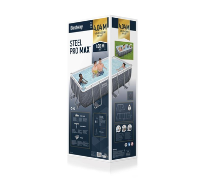 Bestway сглобяем басейн Power Steel овал Ø404x201x100см