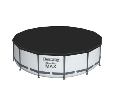 Bestway Сглобяем басейн с тръбна конструкция Steel Pro Max кръгъл Ø396х122см с помпа