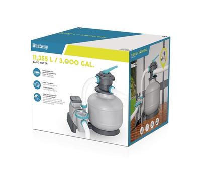 Bestway пясъчна филтрираща система помпа Flowclear 500w/11.84м3/ч