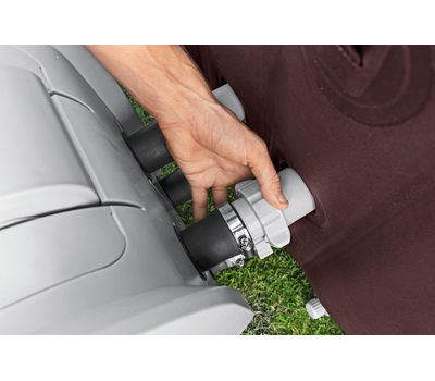 Bestway Надуваемо джакузи Maldives MaxHold EnergySense Smart Luxe Hydrojet квадратно 201х201х80см