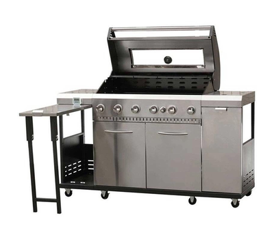 Landmann Газово барбекю Outdoor Kitchen 6.1 Grill Chef Inox 163х120х56см