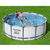 Bestway Сглобяем басейн с тръбна конструкция Steel Pro Max кръгъл Ø396х122см с помпа